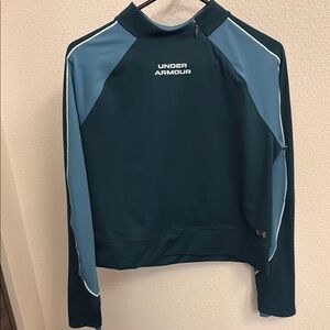 Under Armour Teal and Light Blue Athletic Top